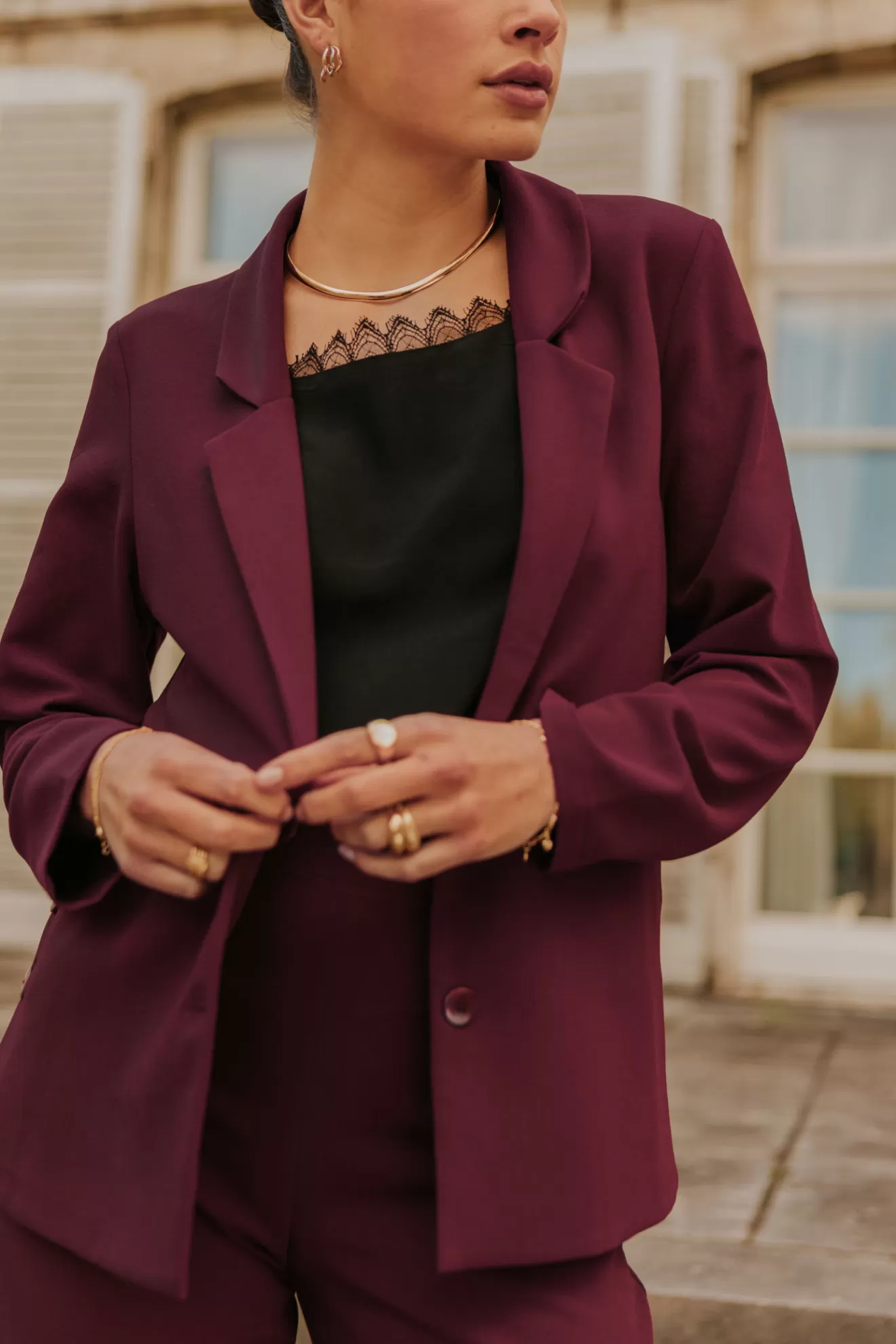 Blazer Zélie vinho>Orta Discount