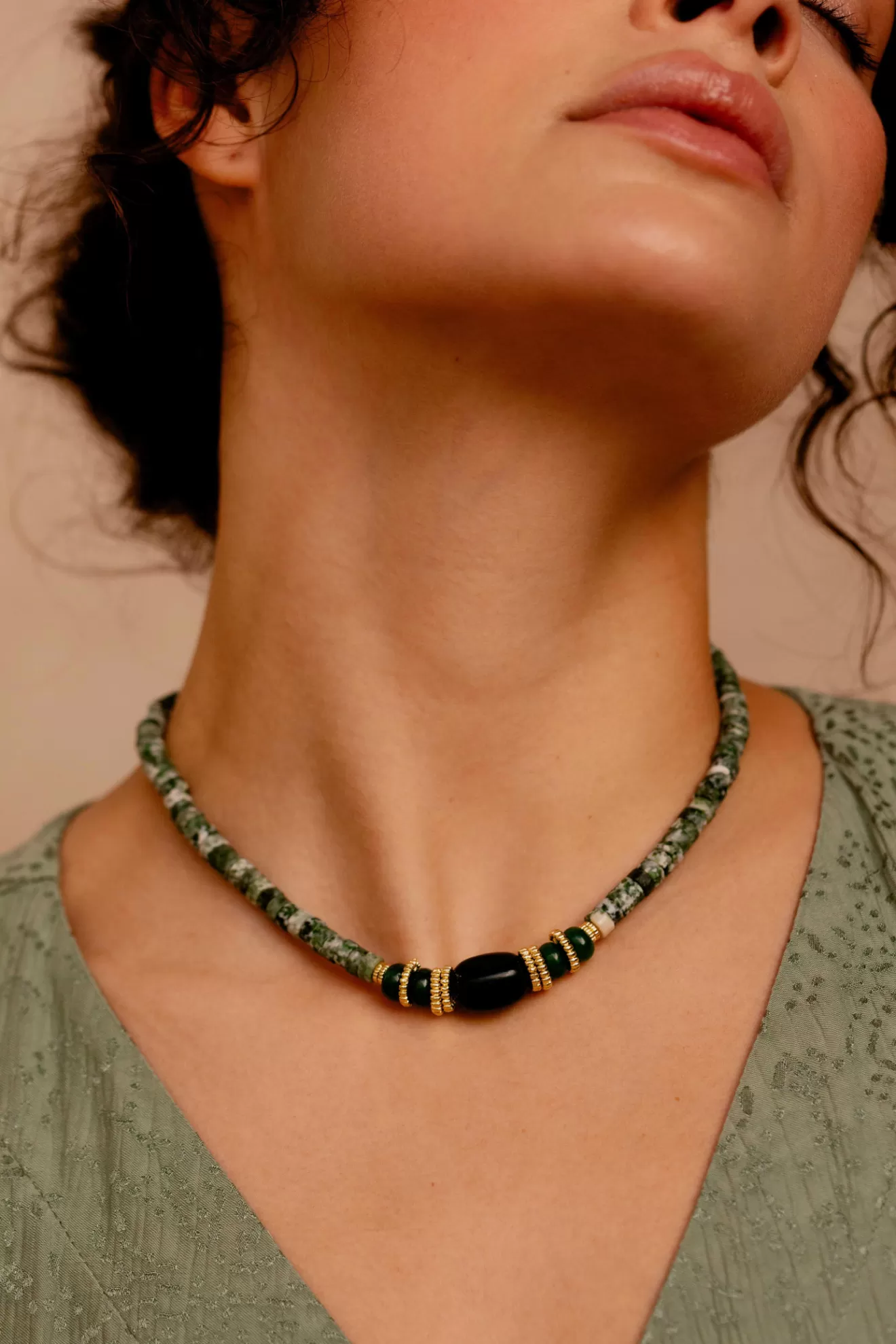 Collier Calliope vert>Orta Fashion