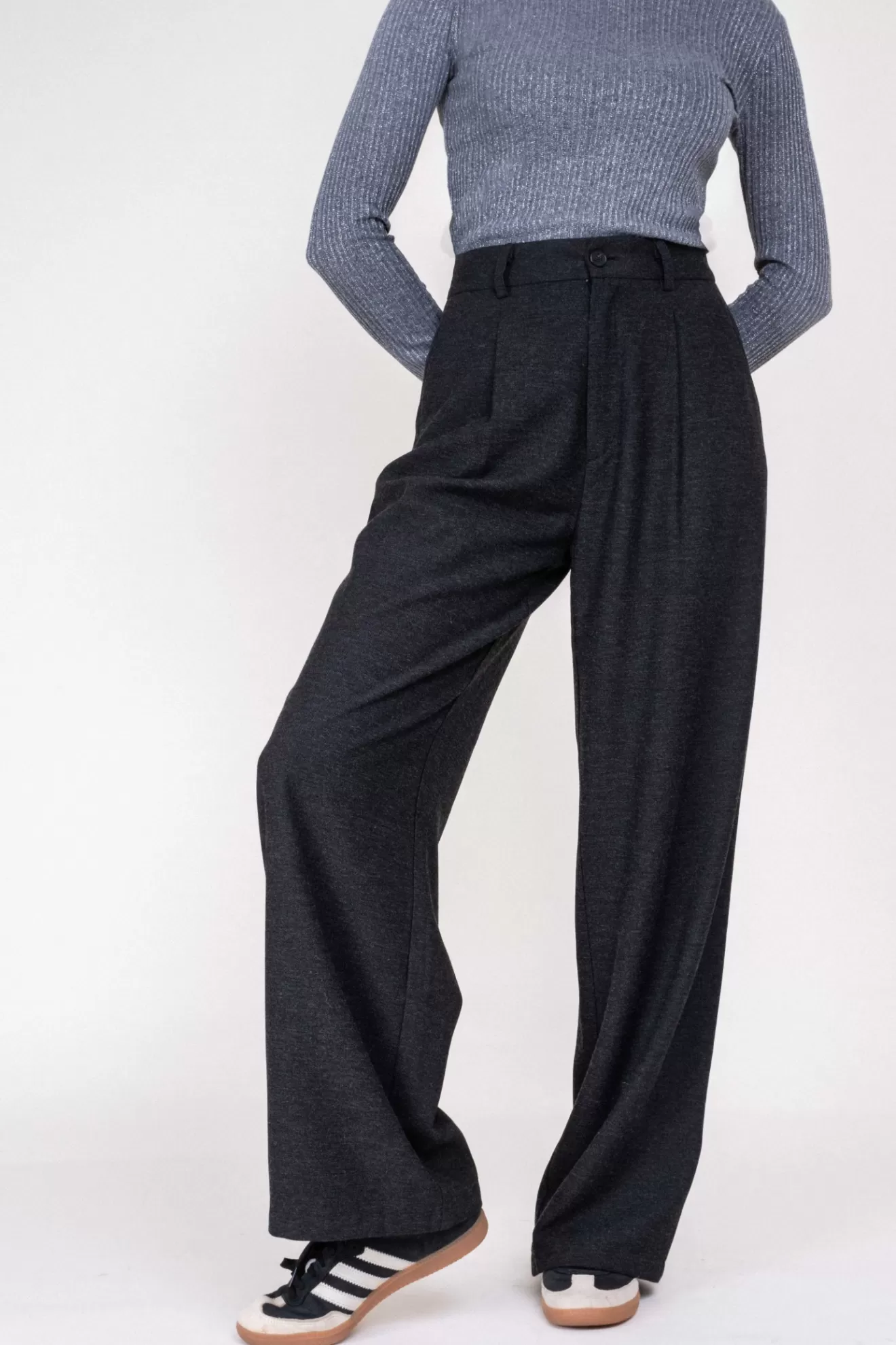 Pantalon Liliane anthracite>Orta Fashion